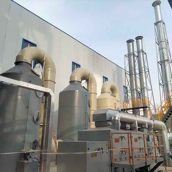 河南濮陽某化工公司廢氣處理設施